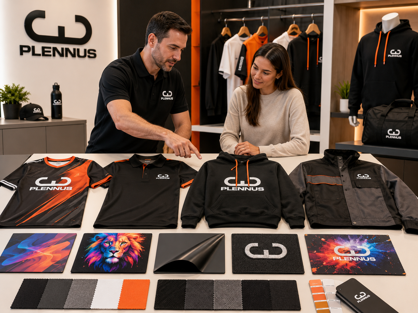 Asesoramiento para prendas personalizadas en Plennus Barcelona